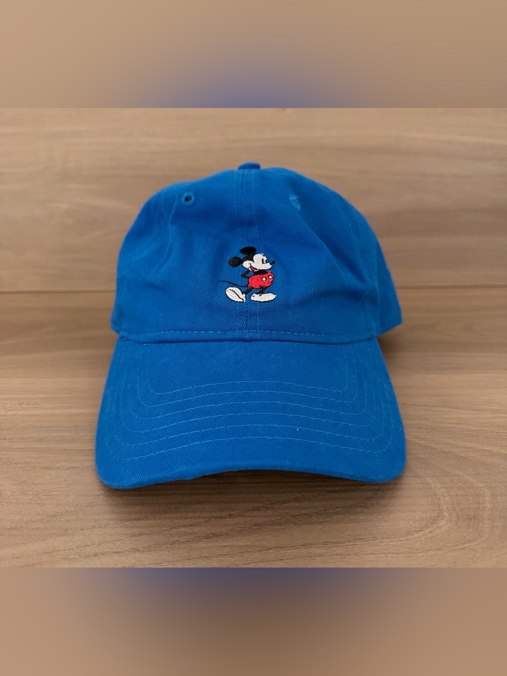 Disney Mickey Mouse Blue Dad Baseball Hat Cap Adjustable Adult One Size